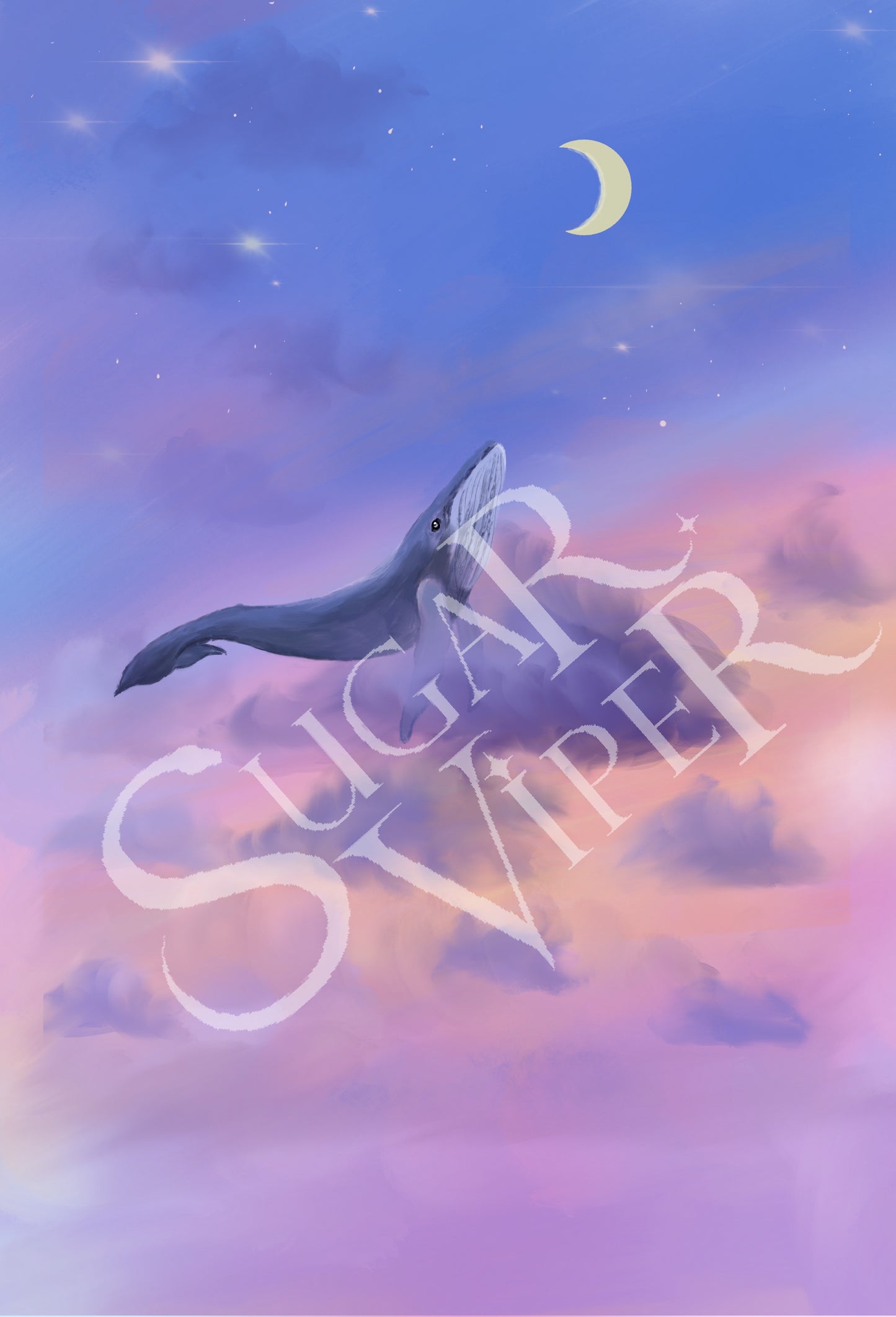 A Whale at Dusk Print