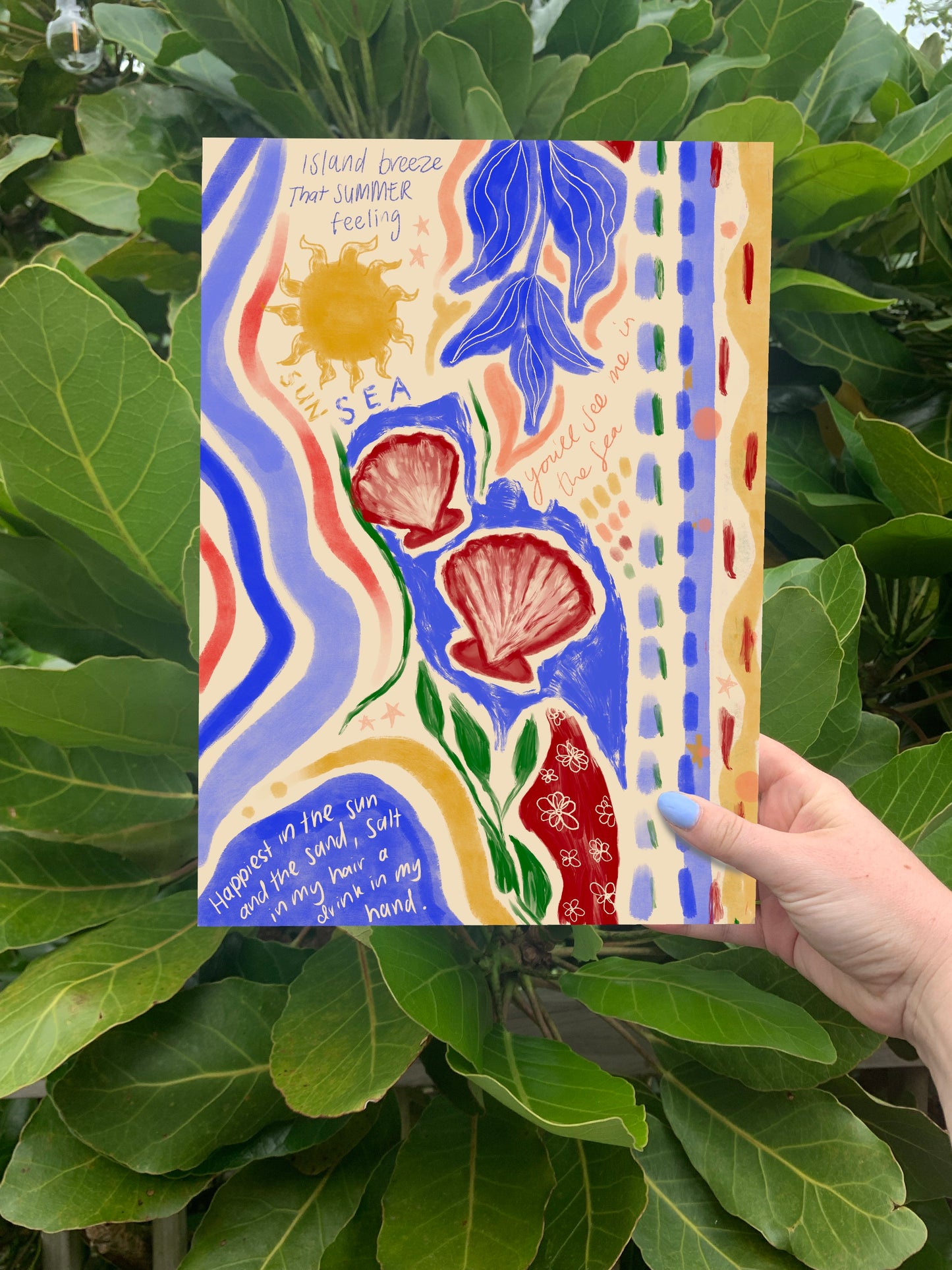 Sun, Sand and Salt Print